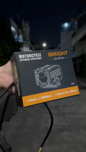 Lampu Tembak Biled IBRIGHT ZEB1M ZEB2M ZEB3M ZEB4M Blue Lens Dengan Kipas Pendingin