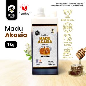 Madu Murni Asli Nektar Akasia Carva Carpa 100% Pure Raw Honey 1KG - BeeQu Honey