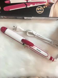 Máy làm tóc đa năng 3 in 1 điều chỉnh nhiệt 5 mức Kemei KM-3304 có thể uốnduỗibấm tiện lợilàm nóng nhanh - phân phối chính hãng