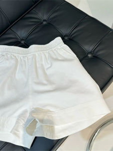 DUOFEIYAN | Blue Cotton Linen Wide Leg Shorts Summer Lightweight Comfortable High Waist Sporty Shorts