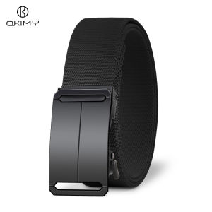 OKIMY Men Belt Outdoor Tactical Belt Free Adjustable Belt Nylon Waistband Youth Sports Canvas Pant Belt Simple Nice Waistband Nylon High Strength Adjustable Outdoor Belt