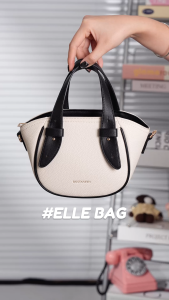 BOSTANTEN Elle Bag กระเป๋าถือสตรีแบบบล็อคสี กระเป๋าสะพายข้างที่สวยงามและกะทัดรัด