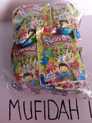New-Doh 20 pcs mainan lilin+cetakan