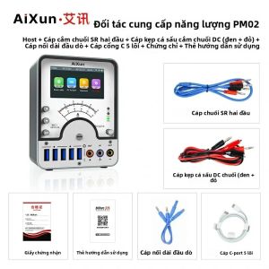Aixun PM02 Công Cụ Cung Cấp Năng Lượng Hiển Thị Kỹ Thuật Số Thông Minh Sạc Nhanh Điện Áp Điều Chỉnh 0-32V Để Phát Hiện Sửa Chữa Thiết Bị Bộ Dụng Cụ Cầm Tay Bằng Kim Loại