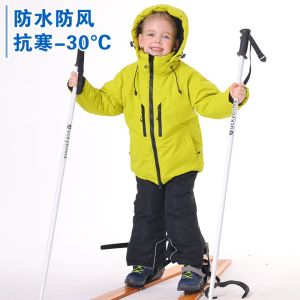 2025 New Childrens Ski Suit Set Outdoor Thickened Waterproof Windproof Professional Ski Clothing And Pants Equipment for Boys And Girls