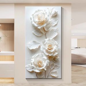 Flower High-end Cream Style Modern Minimalist Decoration Wall Art