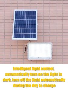 Solar flood light outdoor waterproof IP67 2099LED 1500W heavy duty solar lights with solar panel automatic night sense indoor solar lamp upgrade solar street light with sense remote support 30 years warranty