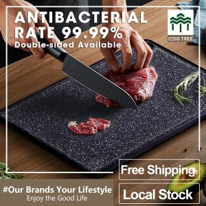 BIGTREETECH Antibacterial Chopping Board  High Quality Cutting Board Kitchenware Chopping Board Douebl Sides Chopping Board Specialty Kitchen Tools