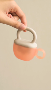 COCONI Ice Pop Teether – Teether + Cetakan Es Buah Bayi 2-in-1 | Food Grade Silicone Aman untuk 4 Bulan+