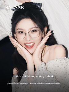 MALARK | Gọng Kính Cận Nhẹ Tròng Bạc