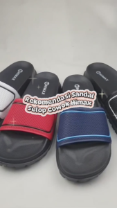 Sandal Karet Slip On Pria Dewasa Terbaru Kekinian HIMAX HUNTER / Sandal Anti Slip Flat ( 39 - 43 )