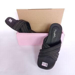 Sandal flat wanita silang sol karet