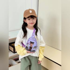 【2176人收藏】2025新款卡通斜挎包儿童小包包百搭哪吒敖丙男童胸包幼儿零钱包潮