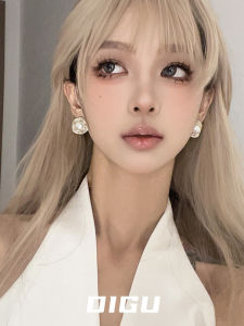 Elegant Pearl Diamond Embedded Irregular Unique Personality Water Diamond Ear Rings Womens Fashion Jewelry Earrings