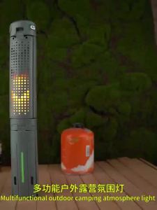 ESMARTER | 3*LED Outdoor Camping Light with 720 Degrees Infinite Steering Multi-Scene All-Terrain Folding Design for Versatile Lighting