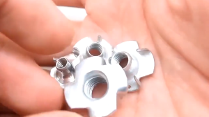 Galvanized Tee T Nut Set 5pcs Blind Insert T-Nuts for Woodworking & Furniture Metric Rivet Insert Nuts Tropa Hardware