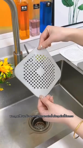 【3 วันจัดส่ง】 1ชิ้น ฝาซิลิโคนครอบท่อระบายน้ำ กันกลิ่นท่อ กันแมลง ดักเศษอาหาร ป้องกันเส้นผมอุดตัน