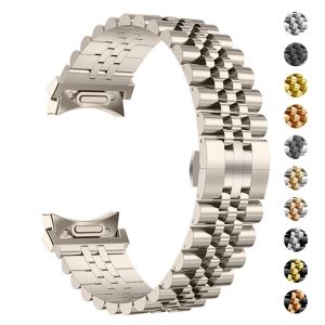 No Gaps Steel Strap for Samsung Galaxy Watch 6 Classic 43 47mm Metal Quick Fit Band for galaxy watch 7/6/5/4 40mm 44mm 5Pro 45mm
