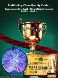 MONLEYTA | German Precision Rechargeable 2-in-1 Indoor High-Voltage Capacitor Powerful Electric Mosquito Swatter Multi-Function Pest Control Tool