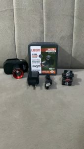 Luby Zoom PRO 2910L LED Headlight Waterproof 45W Fitur Baterai Rechargeable Cahaya Putih Outdoor