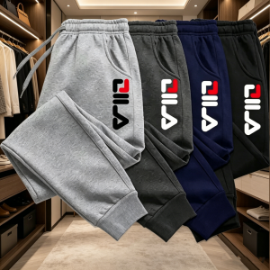 2026 New Autumn and Winter Mens Jogging Pants Drawstring Casual Pants Sports Pants Fitness Running