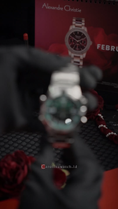 Jam Tangan Pria Casio AMW-870DA-3A Analog-Digital Combination Green Dial Silver Stainless Steel Band