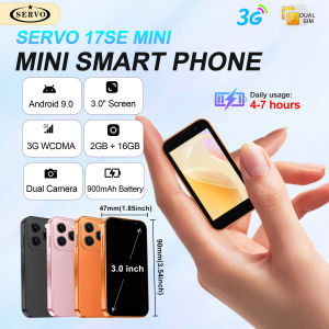 SERVO | SERVO 17SE mini Smartphone Android 9.0 2GB+16GB Dual SIM 3.0 Screen Play Store WhatsAPP GPS WiFi 3G WCDMA Small mobile phones