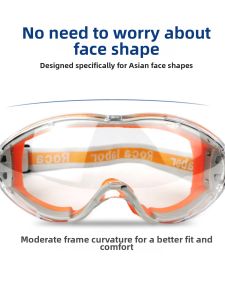 Breathable Protective Goggles Dust-Proof Anti-Splash Anti-Impact Fog-Resistant