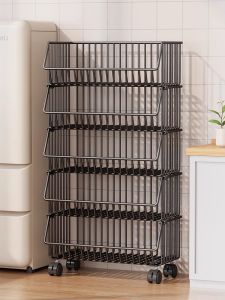 QINQI | Portable Kitchen Under Counter Organizer Cart