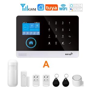 Bộ Hệ Thống Báo Động An Ninh Nhà Thông Minh Tuya Bảo Vệ Nhà Không Dây Với Hỗ Trợ 2G/4G Hoạt Động Với Alexa Google Assistant