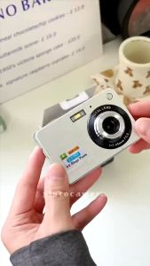 Kamera digital pocket CAM 48MP 8X 1080P Original Full Set HD 48 Juta Piksel Kamera DSLR Fotografi Selfie Rumah Tangga Siswa 48MP digicam kamera murah digital camera mini kamera 48 MP - Silver