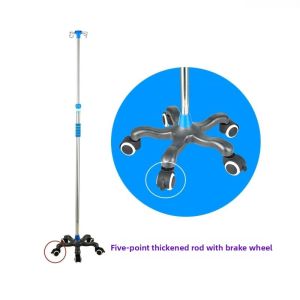 Medical Intravenous Infusion Stand Adjustable Subcutaneous Fluid Suspension Bracket for Dialysis Supplies in Clinics And Hospitals