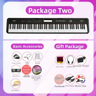 MLZH | 88-Key Heavy Standard Beginner Family Music E-Piano