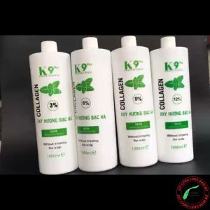 oxi bạc hà trợ nhuộm tóc chống xót da đầu K9 dung tích 1000ml
