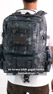 Tas Ransel Backpack Punggung Tactical Militer Kapasitas Besar Pria Cordura 40 Liter Kuat Awet BA 600