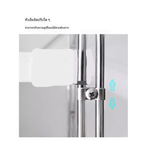 ตู้เสื้อผ้าแบบแขวนโลหะผสมสแตนเลสพร้อมล้อ อุปกรณ์ปรับแต่งได้ รูปทรงเรขาคณิต วัสดุเหล็กกล้าไร้การเคลือบ