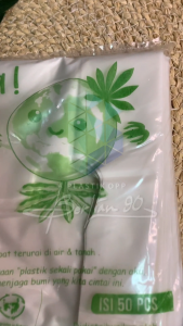 Kantong Singkong No 17 / Kantong Plastik Ramah Lingungan / Cassava Bag