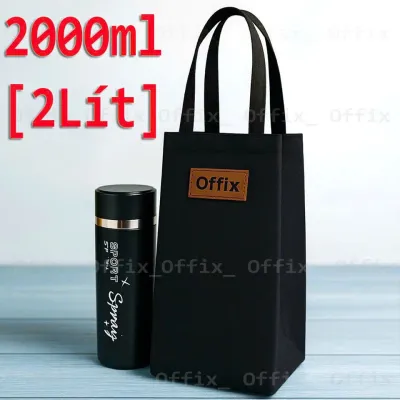 Túi đựng bình nước giữ nhiệt 2L(2000ml). Vải Dày cao cấp thiết kế hiện đại Offix