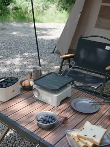 Naturehike outdoor camping picnic BBQ Grill Pan Square Aluminum Alloy Stainless steel Non Stick frying pan