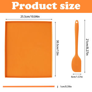 6/4Pcs Silicone Food Mat Waterproof LeakProof Food Baking Tray Pad with Edge Non-stick Dehydrator Sheets NonSlip Cake Board Tray