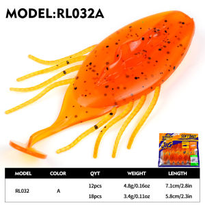 Sunlure 12/18 Chiếc Mồi Câu Cá Bass 6 Màu Silicon Wobblers Hình Nòng Nọc Mềm Swimbaits Đuôi Dẹt Mồi Nhân Tạo Cho Đại Dương Sông Hồ