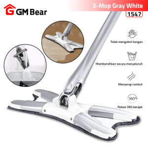 GM Bear Alat Pel Otomatis X - Shape 1547 - Ultra Mop Flat Mop X-Shape