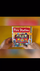 (Busy Fire Station) Campbell Busy Book Series Interactive Board Book Toddler Children Early Childhood