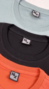 NX T-Shirt Cotton Combed Tebal Sablon Bordir Pria 207370351