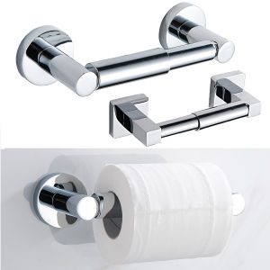 Toilet Paper Holder Stainless Steel Toilet Paper Roll Holder Shelf Wall Mounted Towel Holder Tissue Stand for Kitchen Bathroom