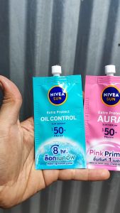 Sunscreen Wajah Nivea SPF50 7ml - Sunscreen Nivea Sachet