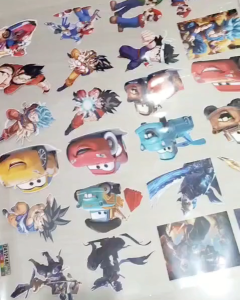 STIKER KAIN | STIKER BAHAN CELANA & BAJU MOTIF | STIKER KARAKTER TINGGAL DI SETRIKA