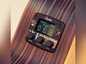 IRIN | Guitto GGP-04 Acoustic Guitar Multifunctional Vibration Pickup IR Pickup for Live Streaming Digital Live Stream EQ