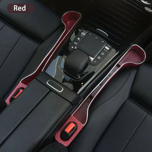 2PC Car Seat Gap Filler Organizer PU Chống Thấm Nước Với 2 Rãnh Dải Lưu Trữ Phụ Kiện Nội Thất Ô Tô Cho Seat Gap Plug