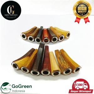 pipa once padutan varian segi delapan 5cm kayu stigi galih asem kelor hitam liwung kelor hitam liwung kelor emas Cendana gaharu V2